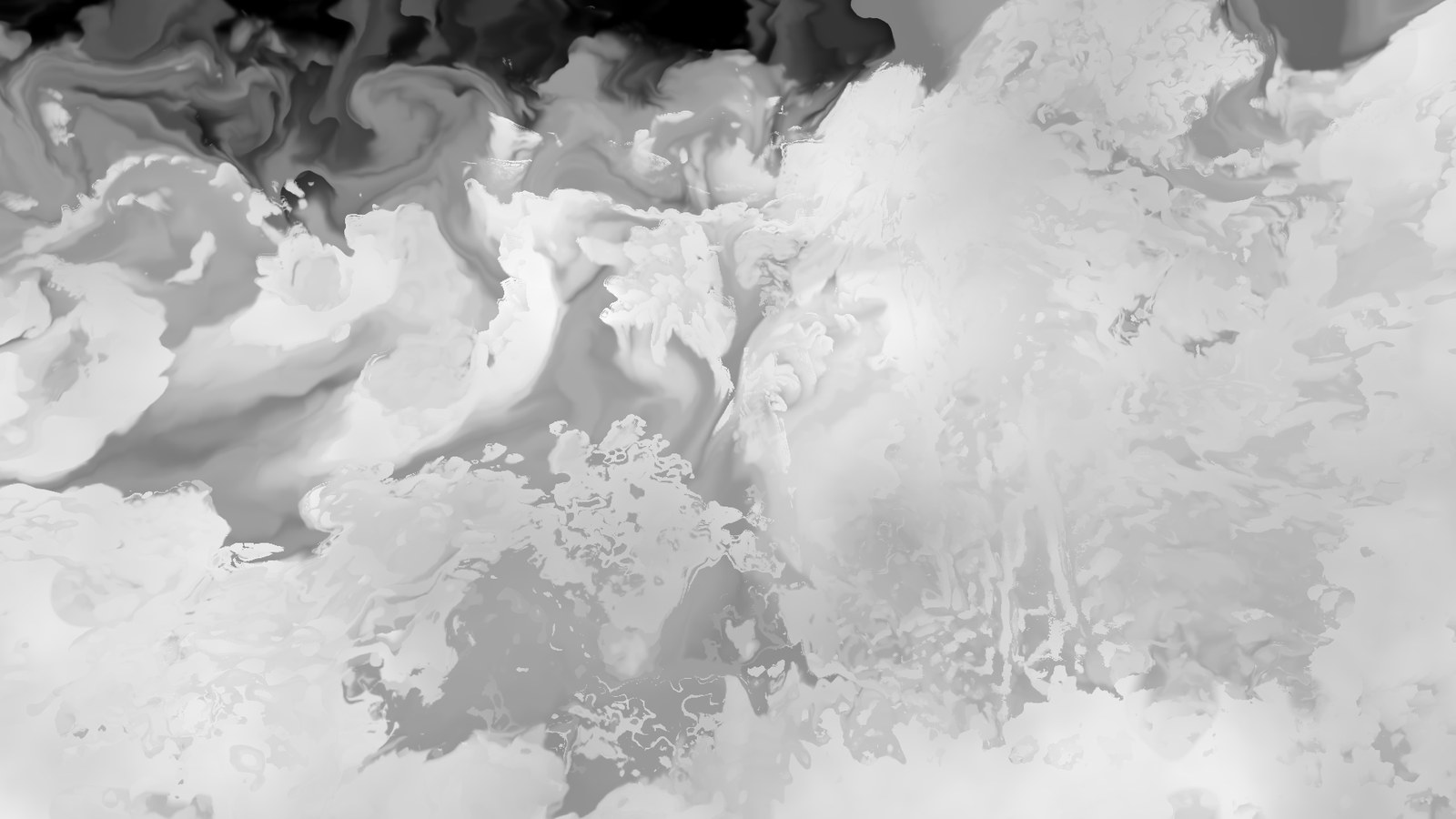 The debug views: painting, mobile pigment, settled pigment, water, paper.